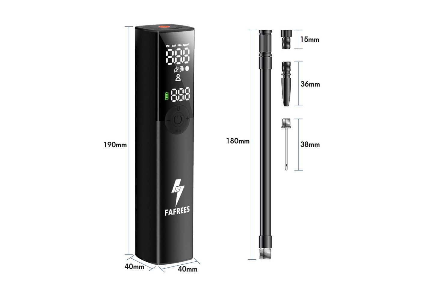 Tragbare elektrische Luftpumpe