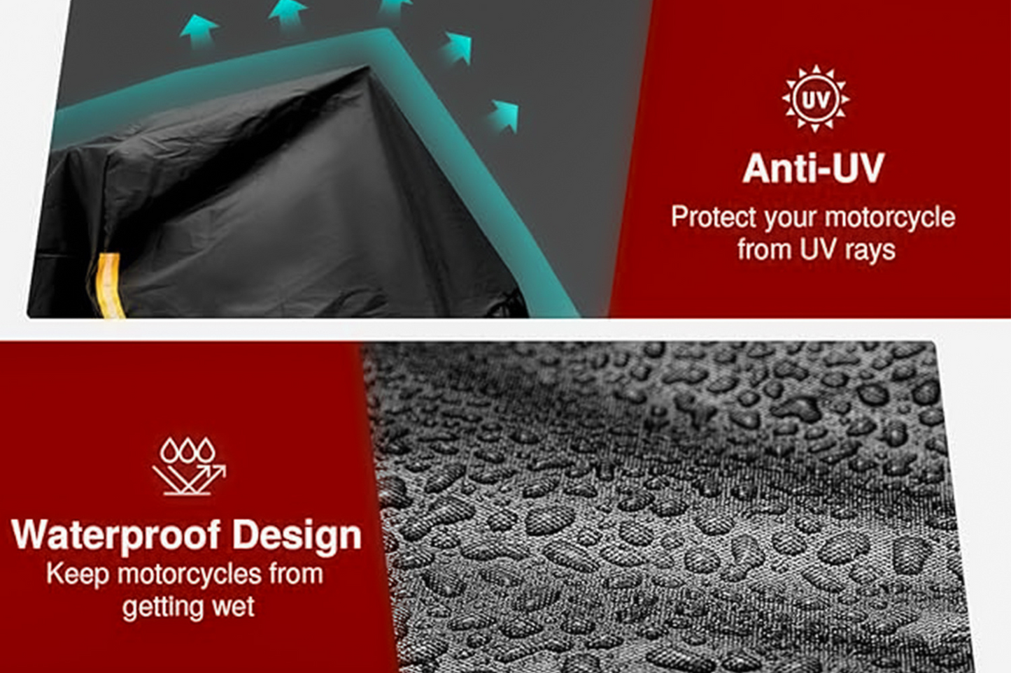 Wasserdichte Fahrradabdeckung