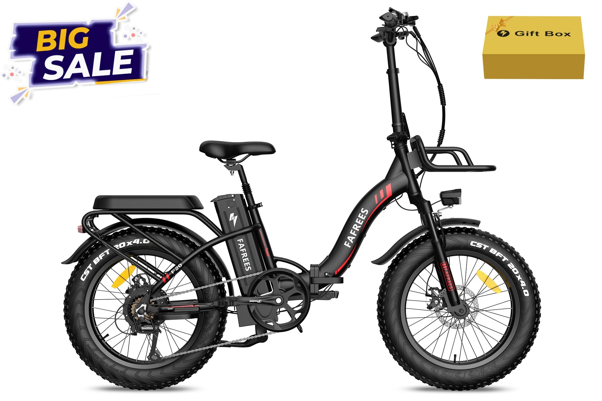 Fafrees F20 Max Ebike City Fat Tire Step Thru Folding 20 Zoll Fafrees Ebike