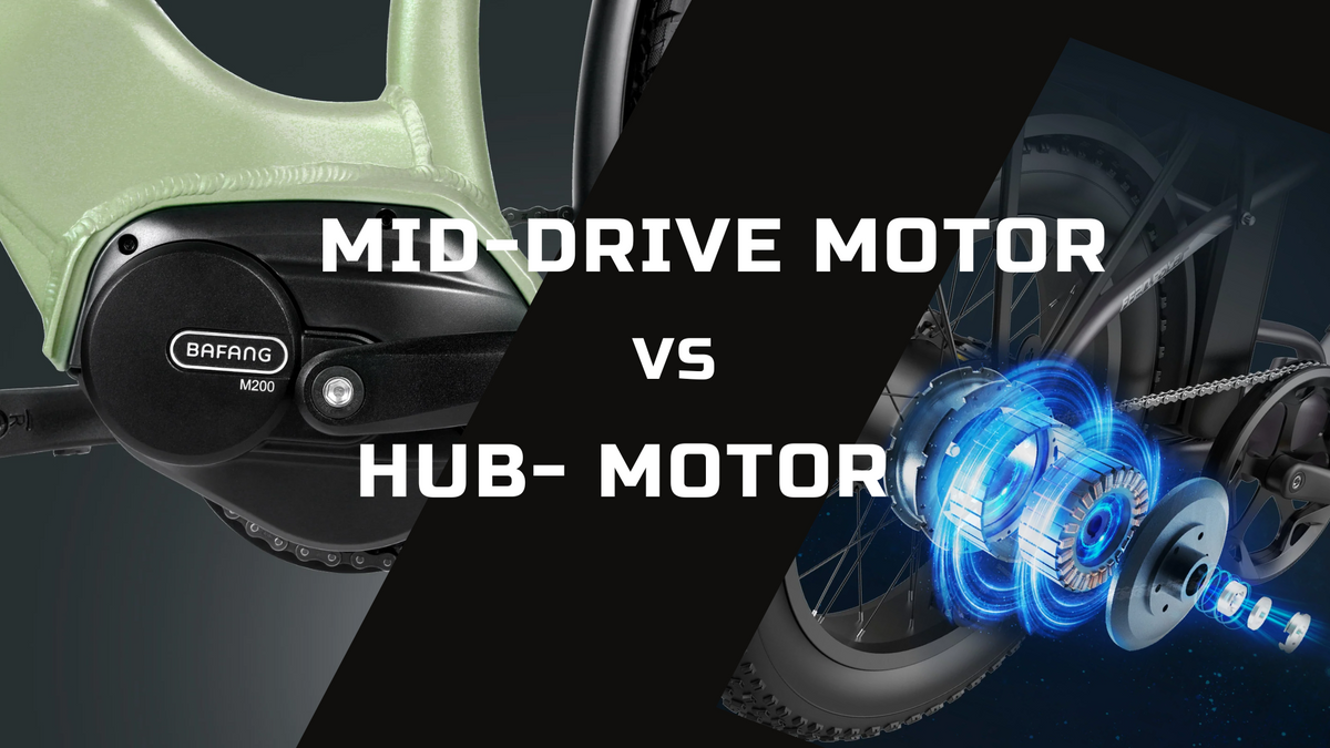 Hub vs. Mid-Drive Motors: A 2025 Buyer's Guide