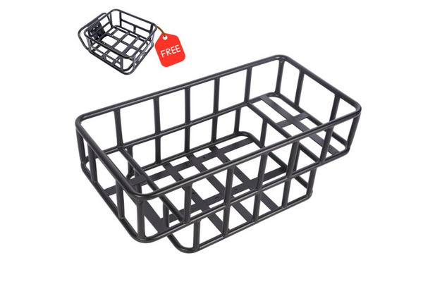F20 Mate Enlarged Rear Basket+Free Front Rack Basket