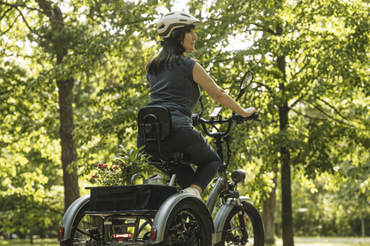 Komfort-Fahrradsitz mit Rückenlehne